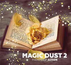 极品PS动作－梦幻星尘(含高清视频教程)：Magic Dust 2 Photoshop Action